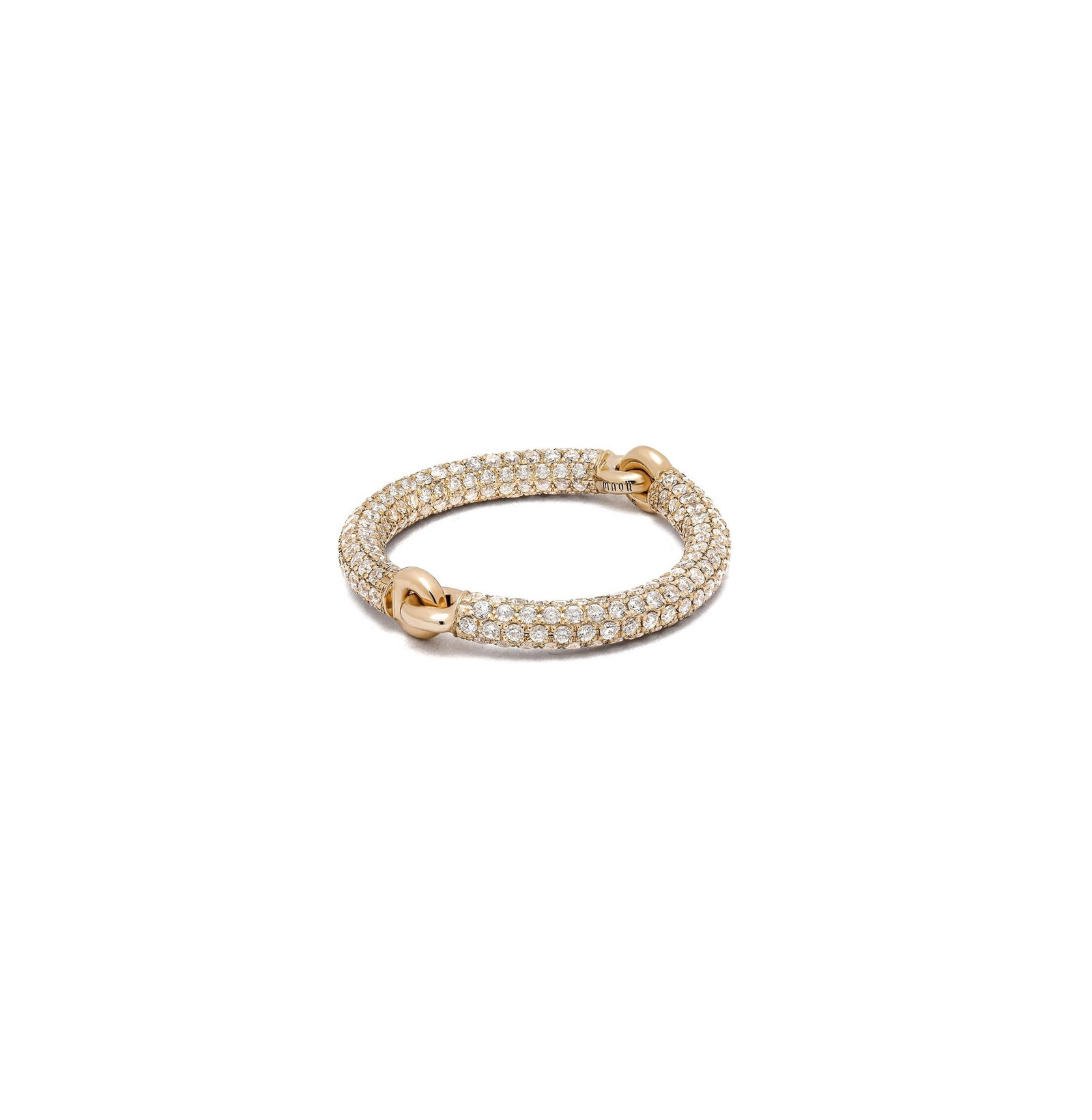 Aquila Ring | Full Pave | Yellow Gold