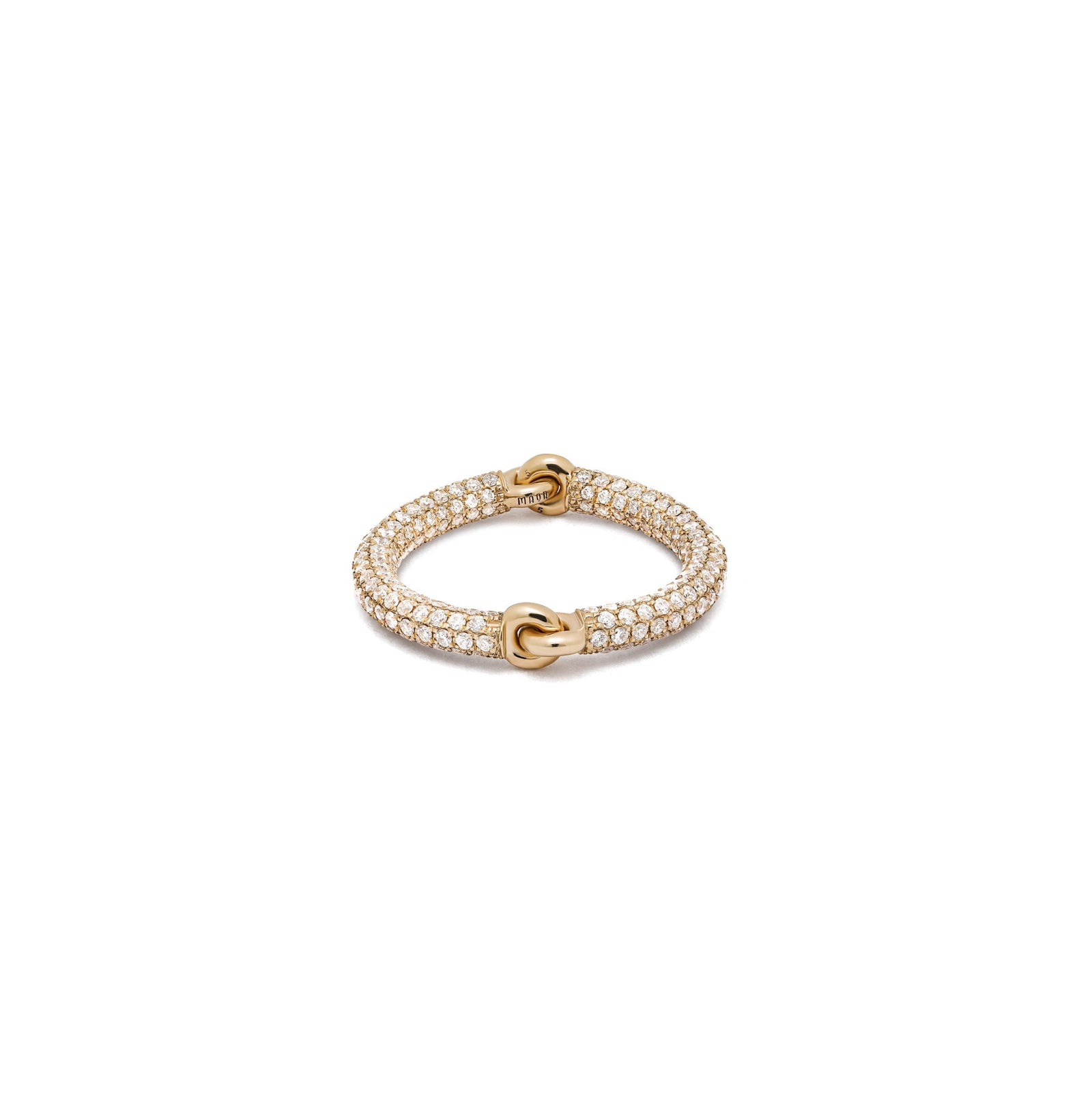 Aquila Ring | Full Pave | Yellow Gold