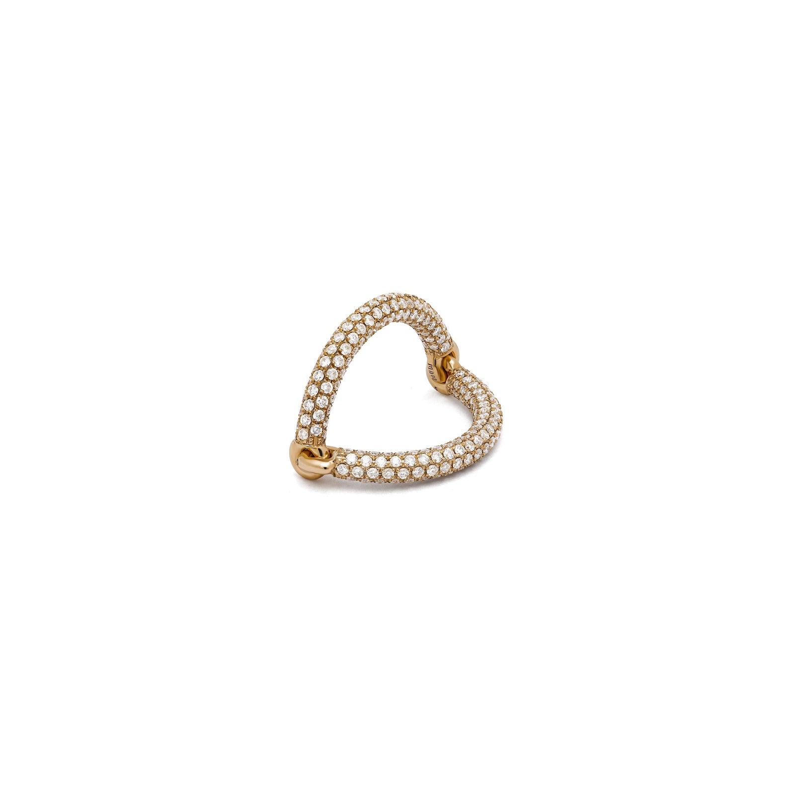 Aquila Ring | Full Pave | Yellow Gold