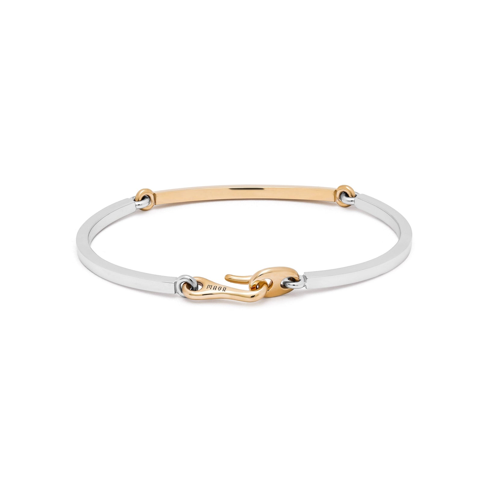 Caelum Bracelet I Two Tone White & Yellow Gold