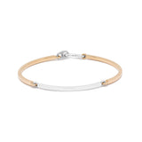 Caelum Bracelet I Two Tone White & Yellow Gold