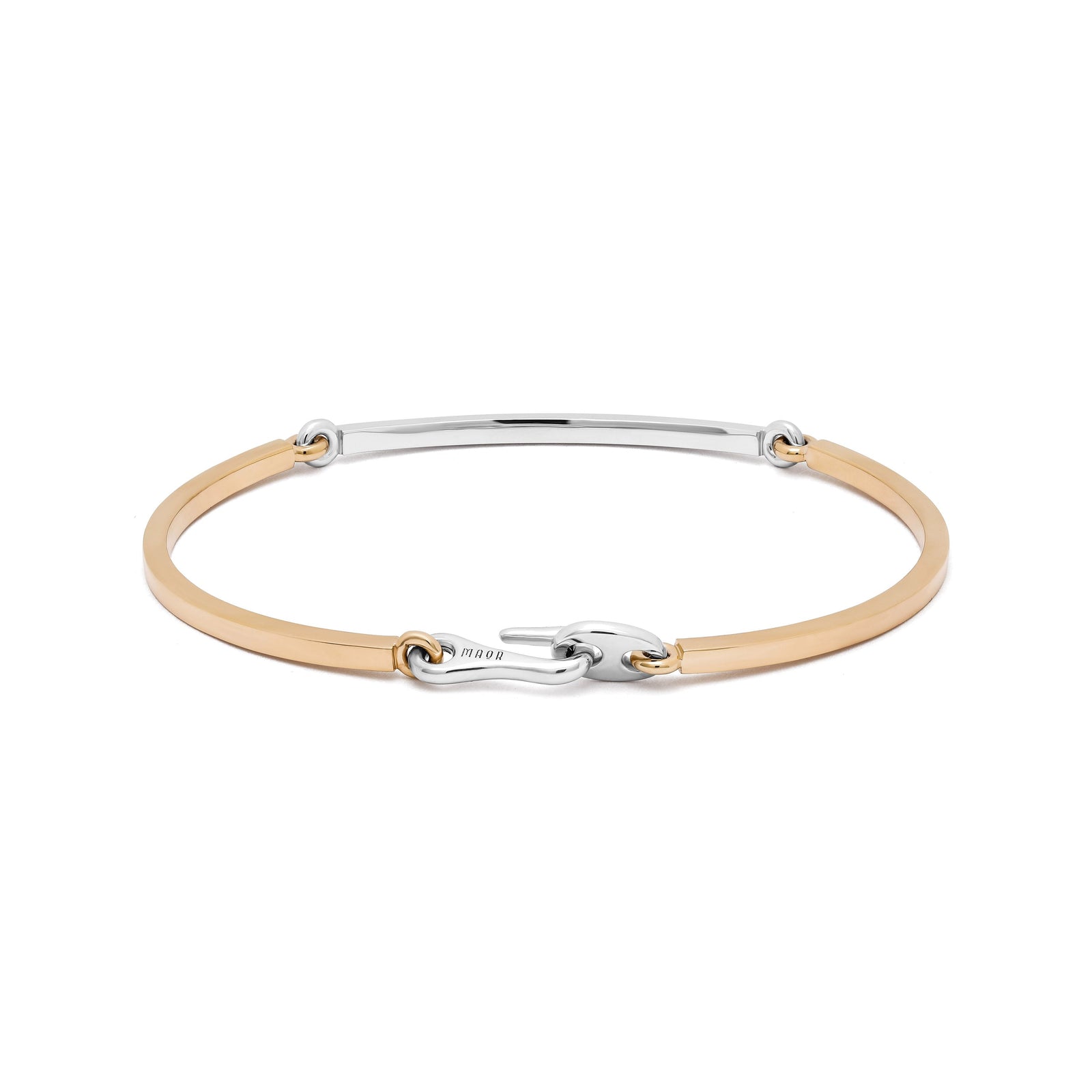 Caelum Bracelet I Two Tone Yellow & White Gold