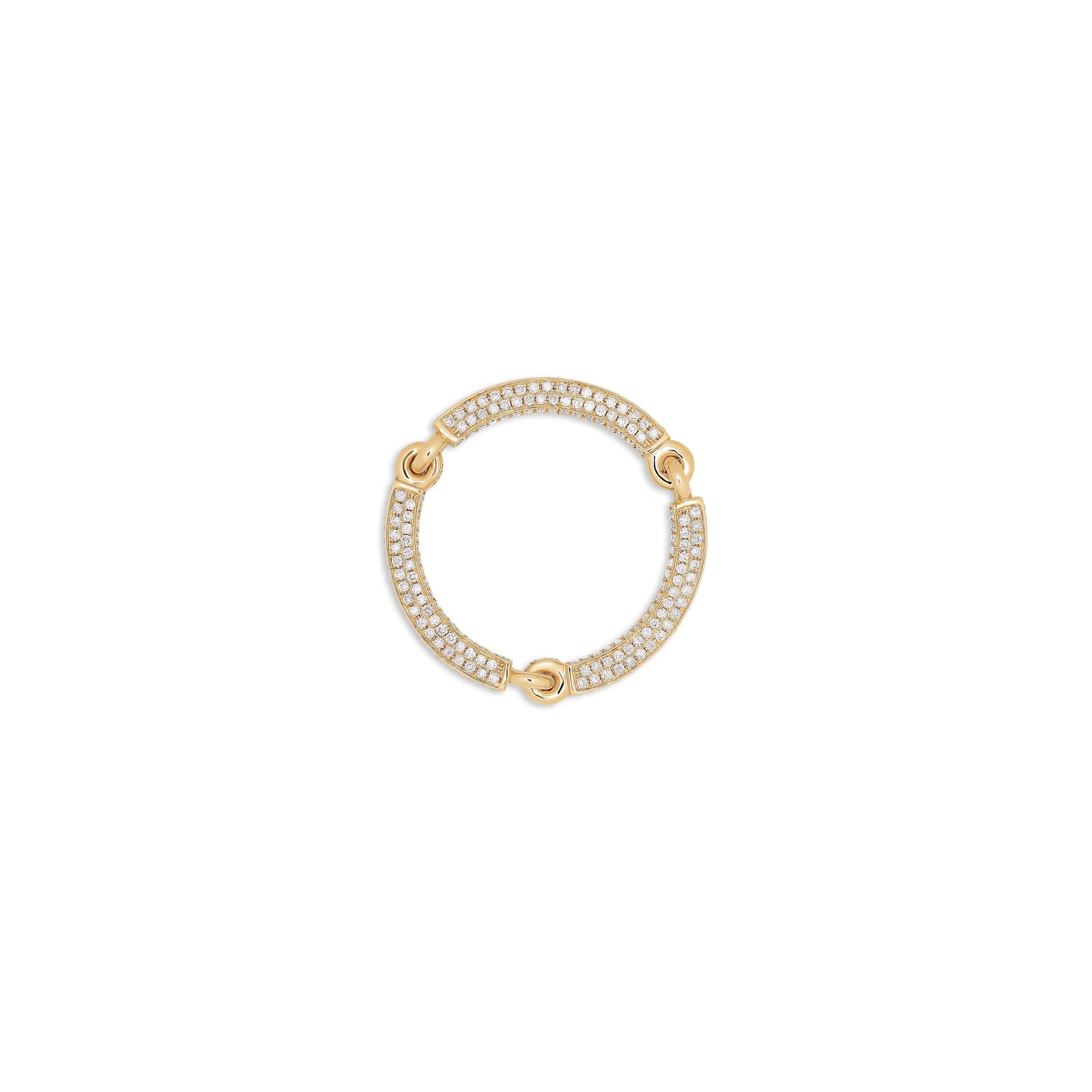 Caelum Ring I Full Pave I Yellow Gold