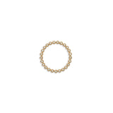 Capsule Ring | 7mm | Pave Detail | Yellow Gold