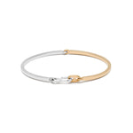 Solid Circinus Bangle Bracelet Rose Gold