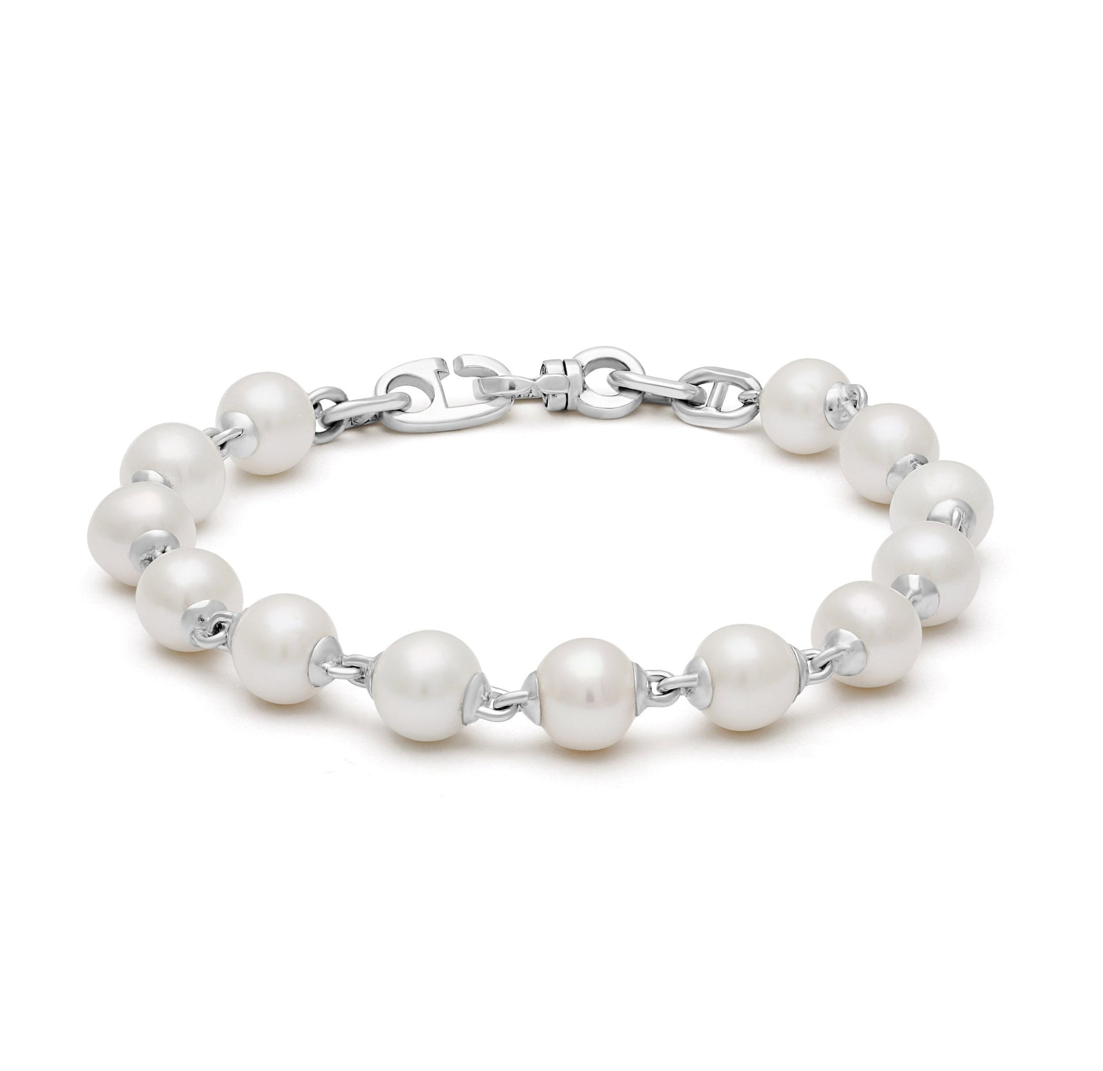 Consi Bracelet  | White Pearls | Sterling Silver