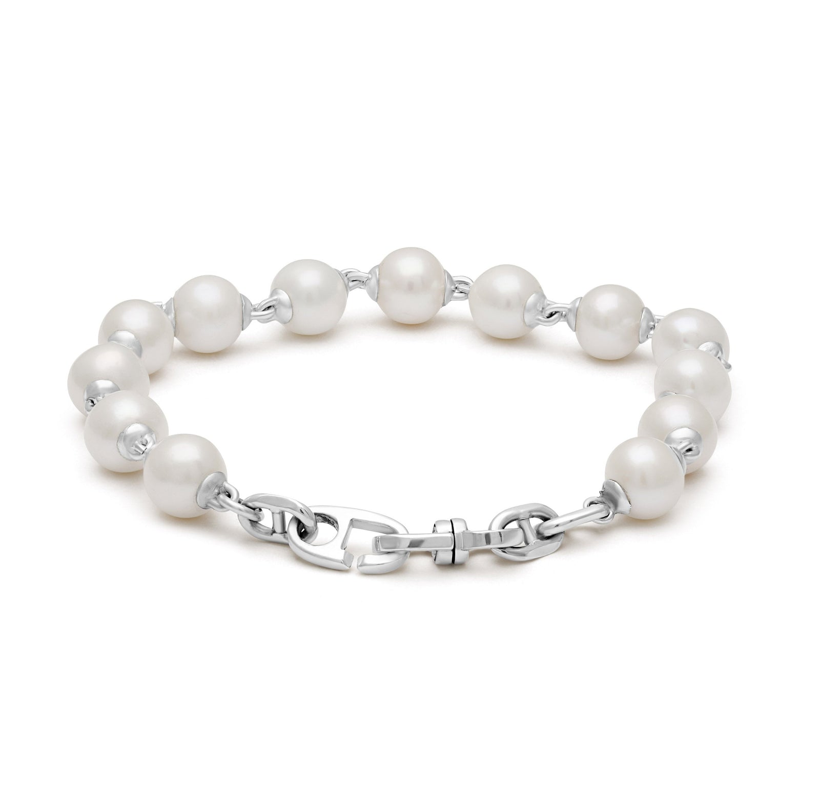 Consi Bracelet  | White Pearls | Sterling Silver