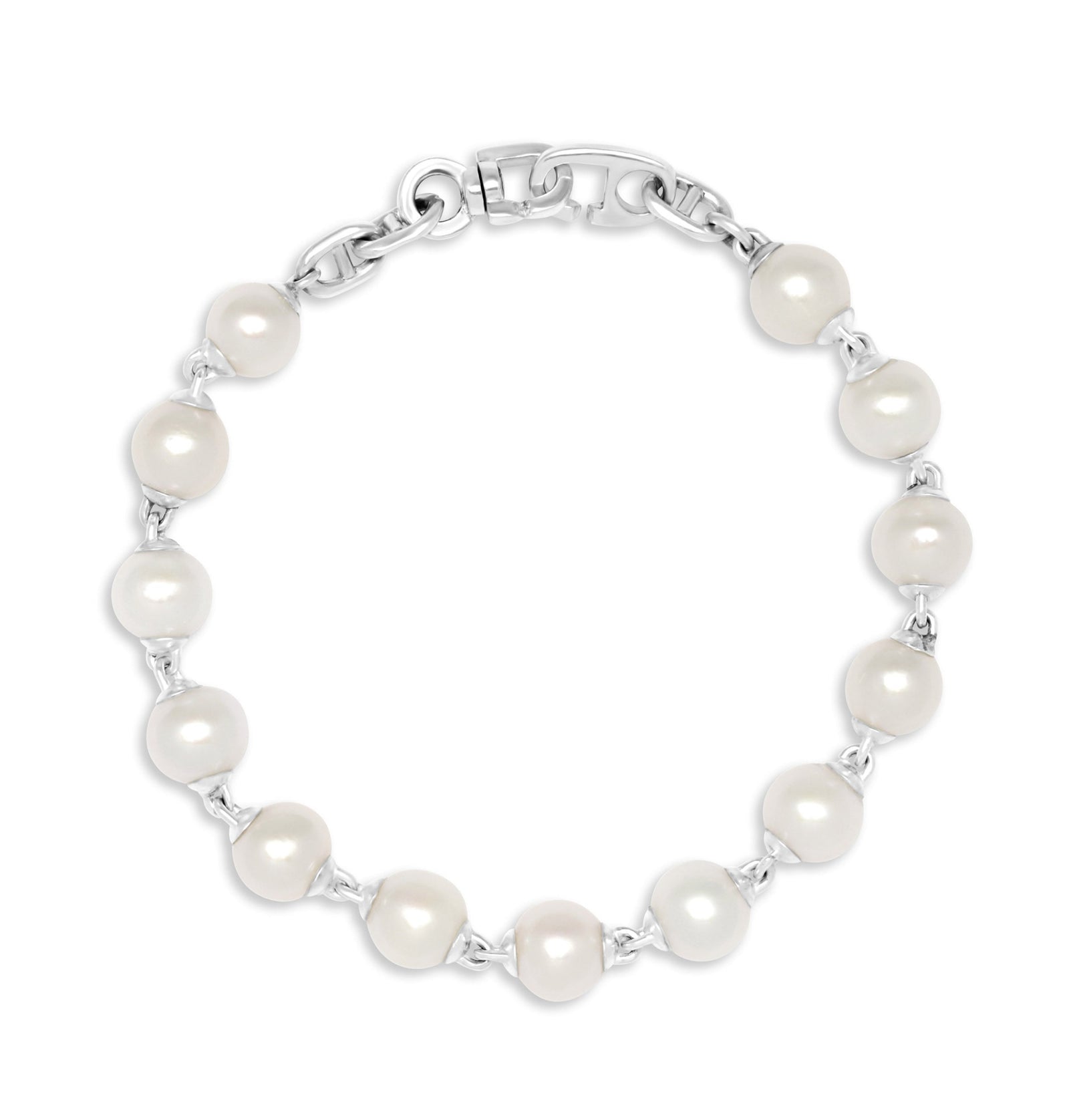 Consi Bracelet  | White Pearls | Sterling Silver