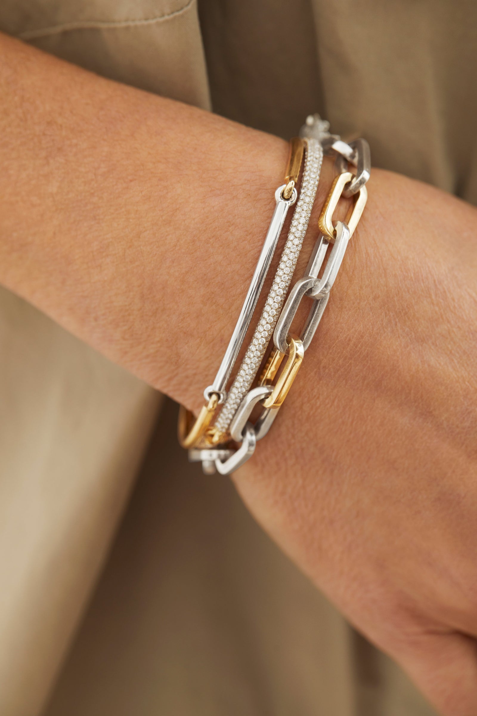 Cuadro Mix Bracelet | Mixed Metal