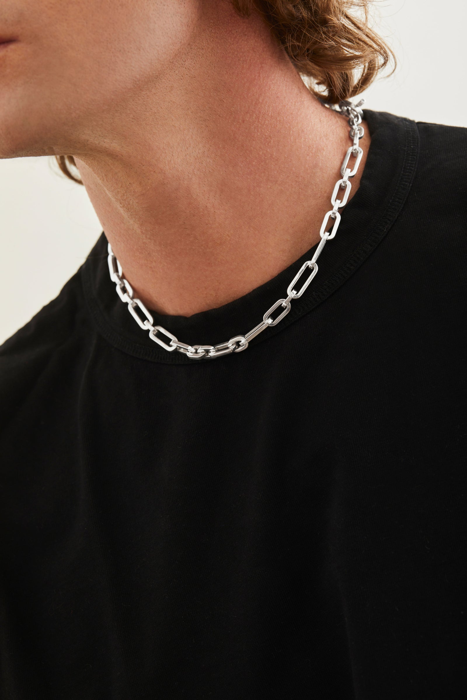 Cuadro Link Necklace | Sterling Silver