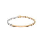 Two Tone Equinox Bracelet Yellow Gold White Gold- MAOR