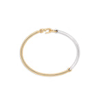 Two Tone Equinox Bracelet Yellow Gold White Gold- MAOR