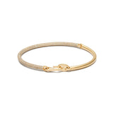 MAOR Two Thirds Equinox Bangle Bracelet Yellow Gold