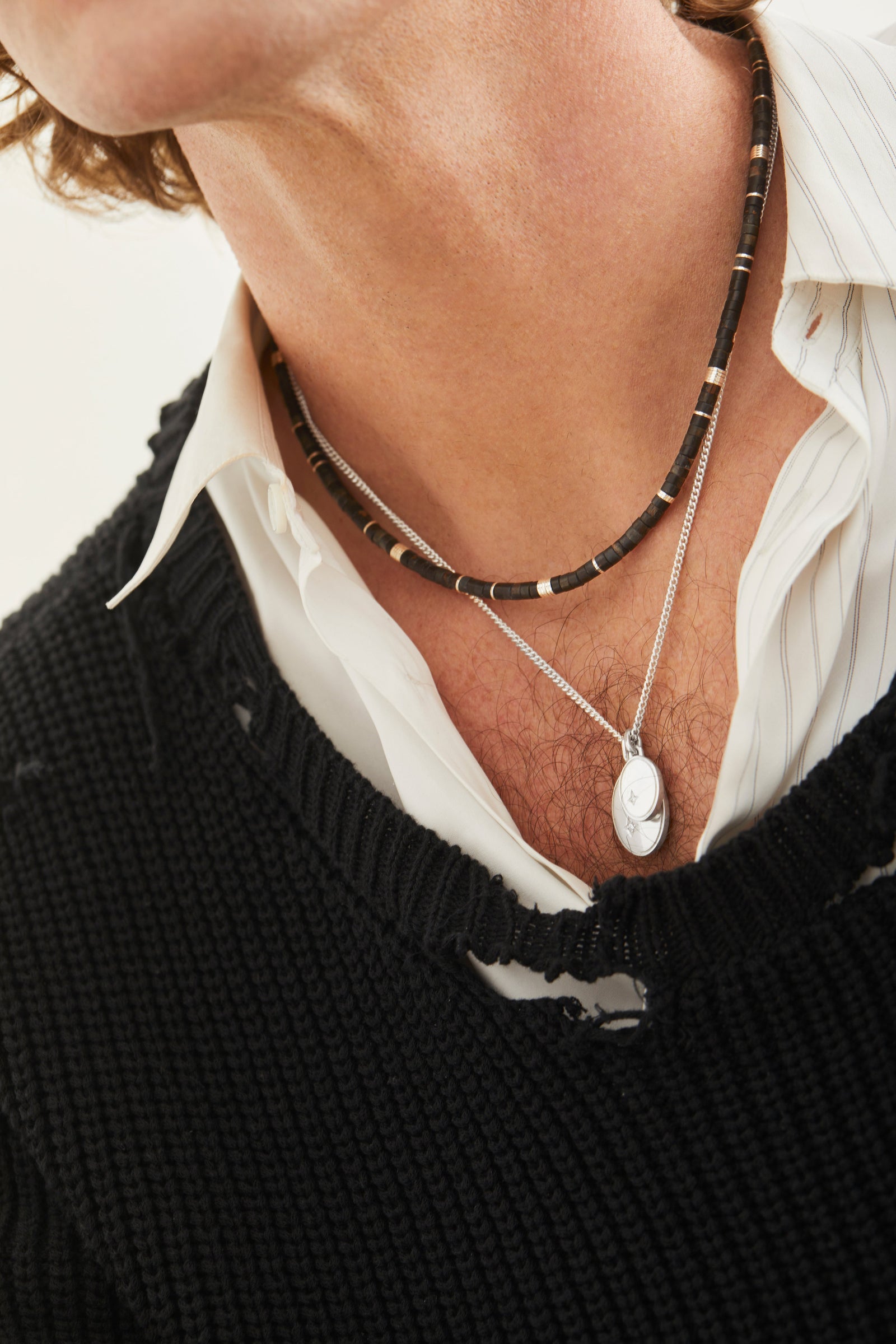 Tucson Necklace | Blue Tiger Eye | Sterling Silver