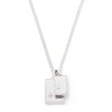 Gudo Rectangle Necklace | Sterling Silver