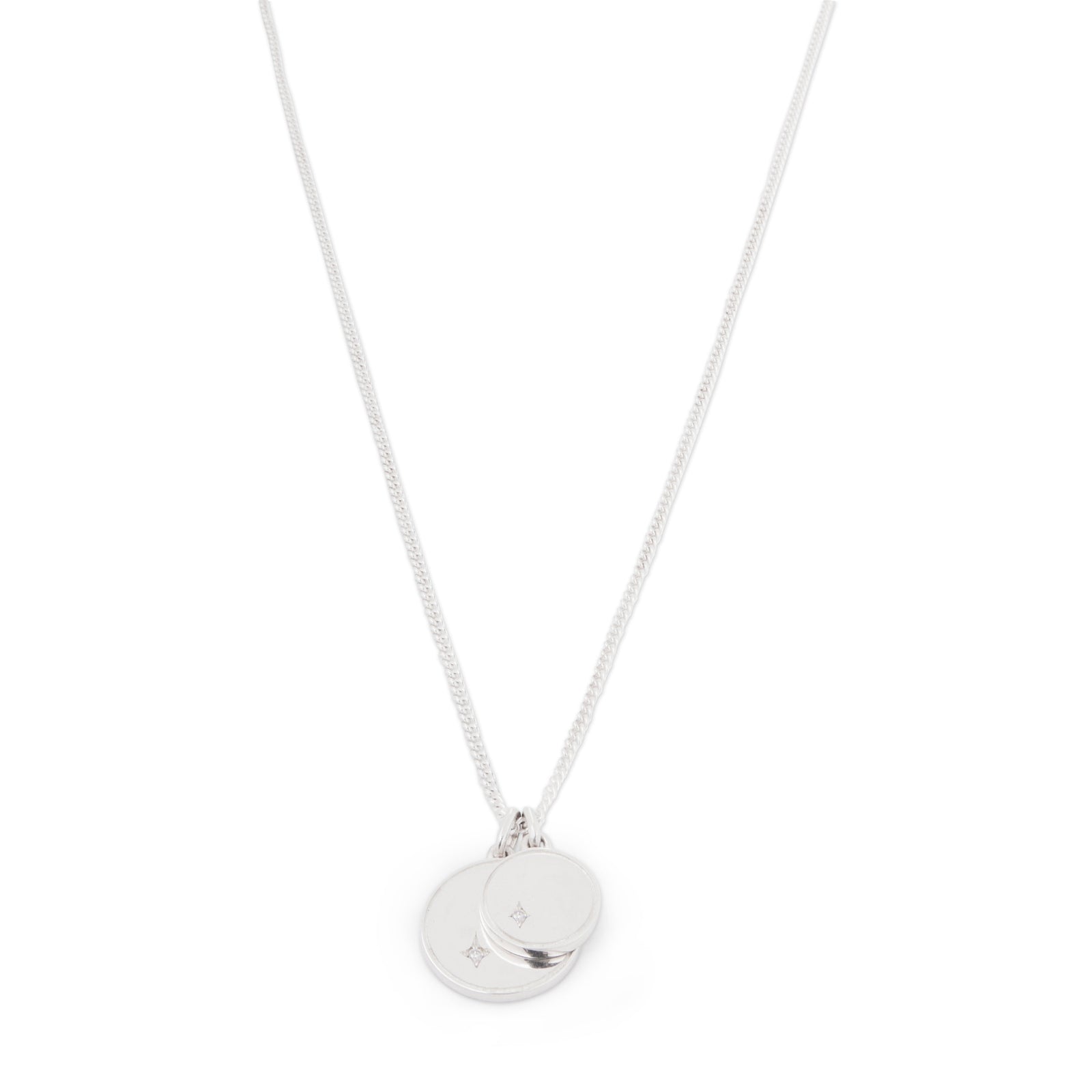 Gudo Round Necklace | Sterling Silver