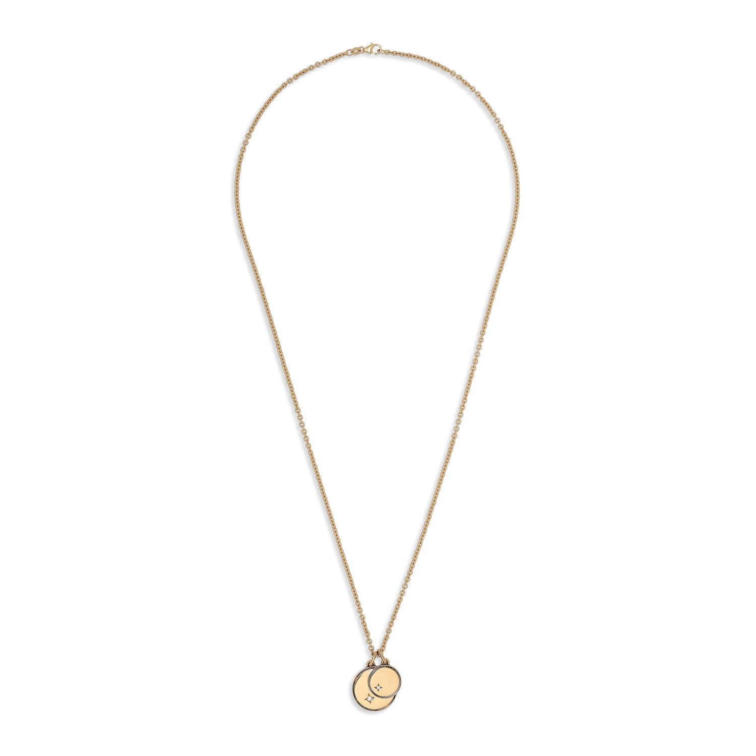 Gudo Round Necklace | Yellow Gold