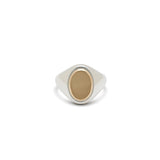 Hotam Oval Ring | 10mm | Mixed Metal