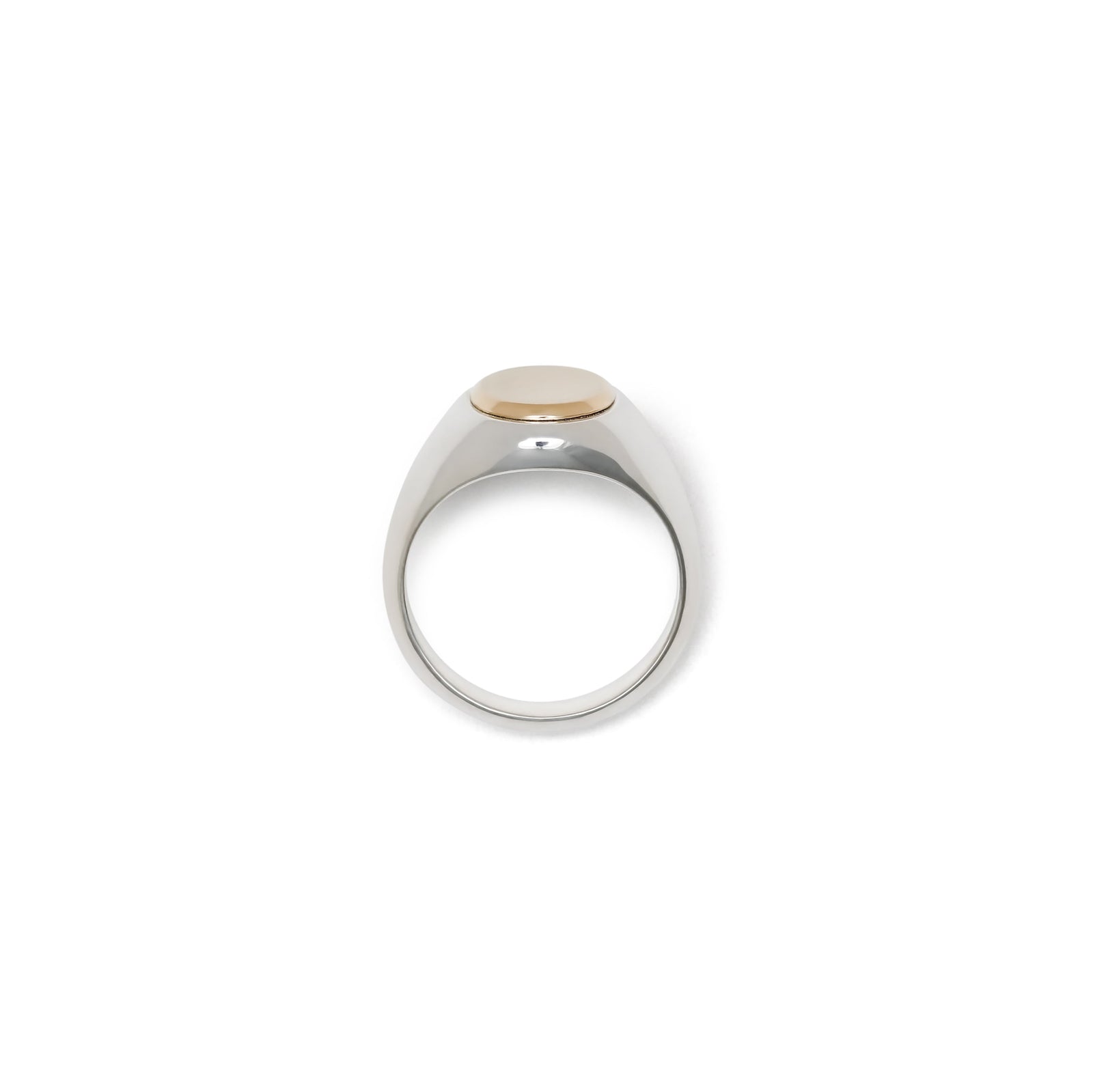 Hotam Oval Ring | 10mm | Mixed Metal