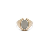 Hotam Oval Ring | 10mm | Mixed Metal