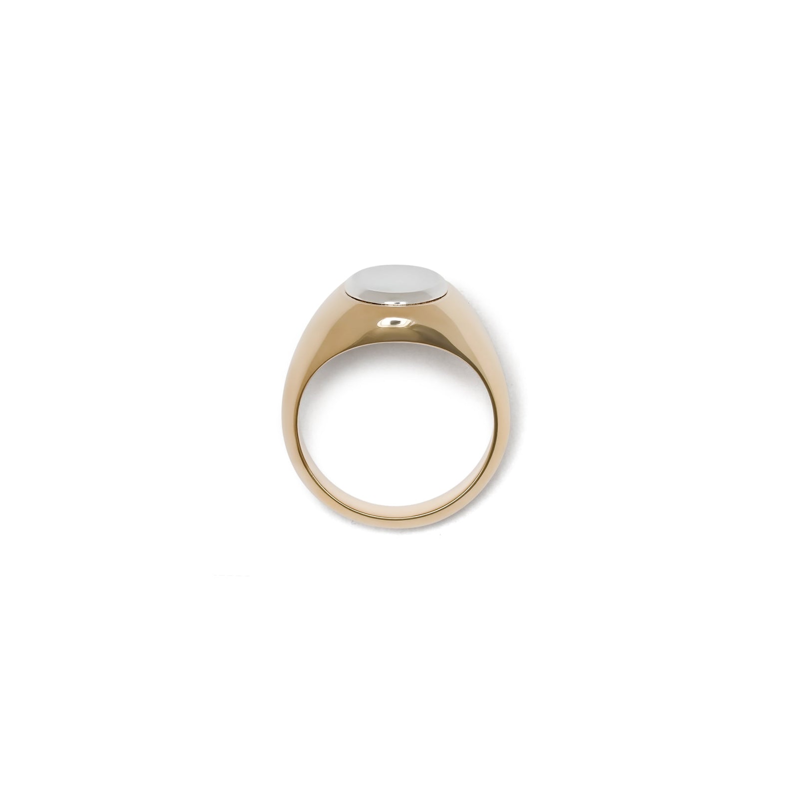 Hotam Oval Ring | 10mm | Mixed Metal