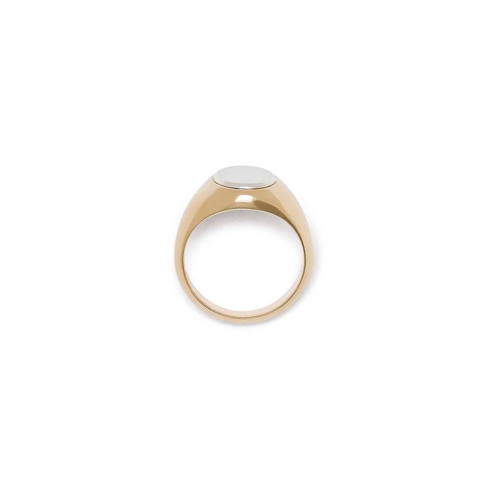 Hotam Oval Ring | 15mm | Mixed Metal