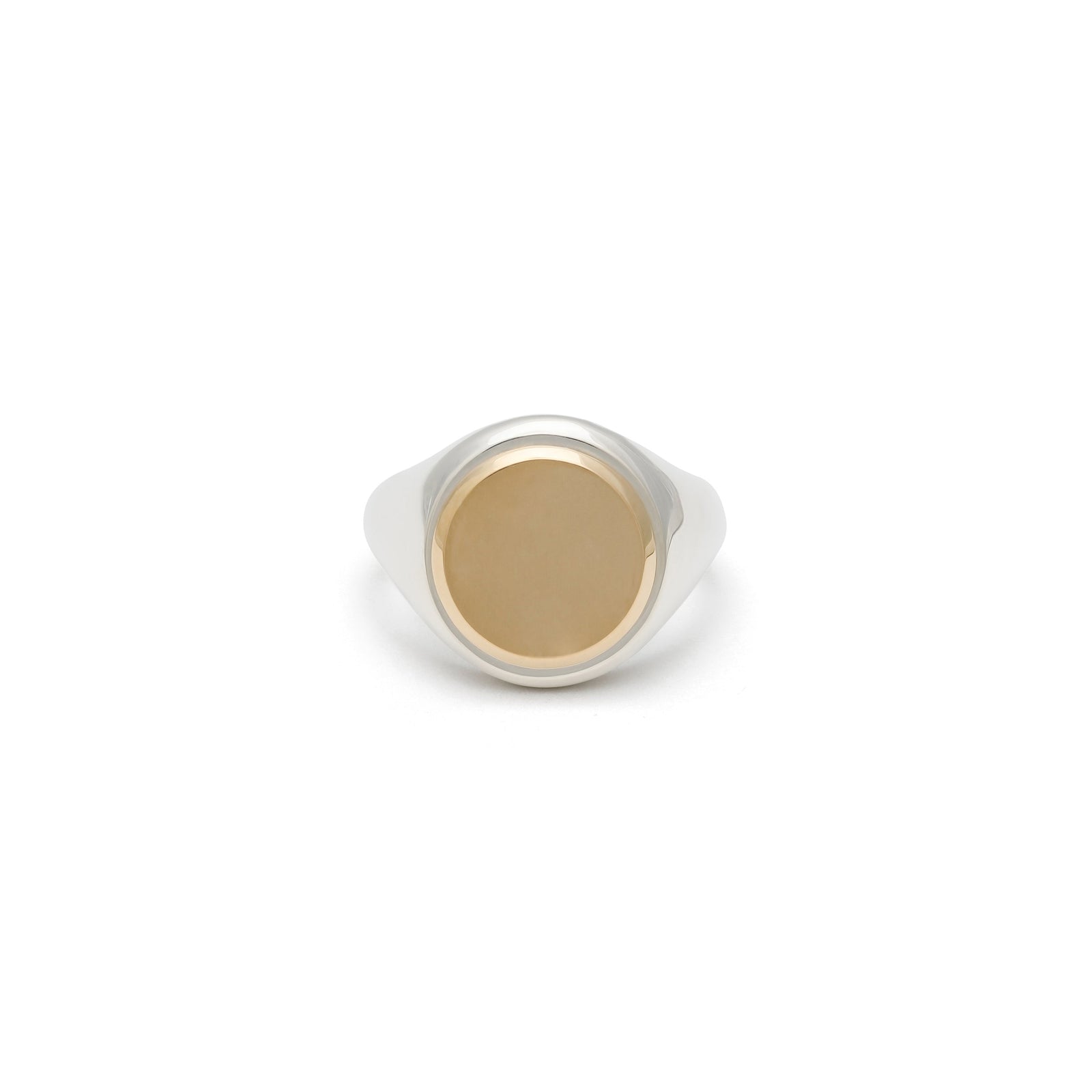 Hotam Round Ring | 15mm | Mixed Metal
