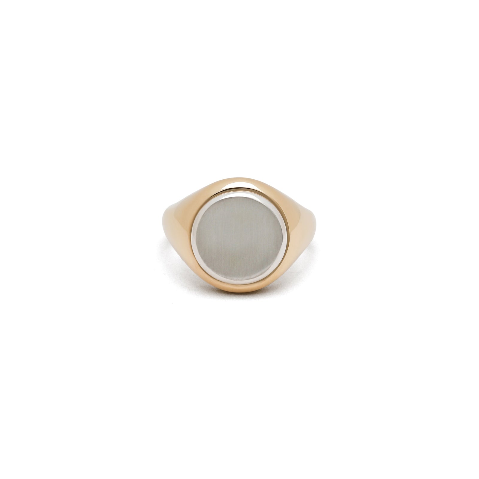 Hotam Round Ring | 15mm | Mixed Metal