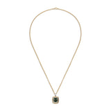 Equinox Necklace | Green Tourmaline I Mixed Metal