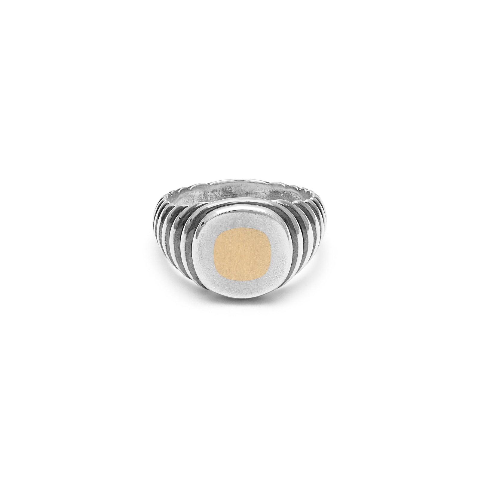 Lira Ring | Square | Mixed Metal