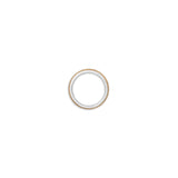 Orb 5.5mm Ring | Pave Detail Mixed Metal