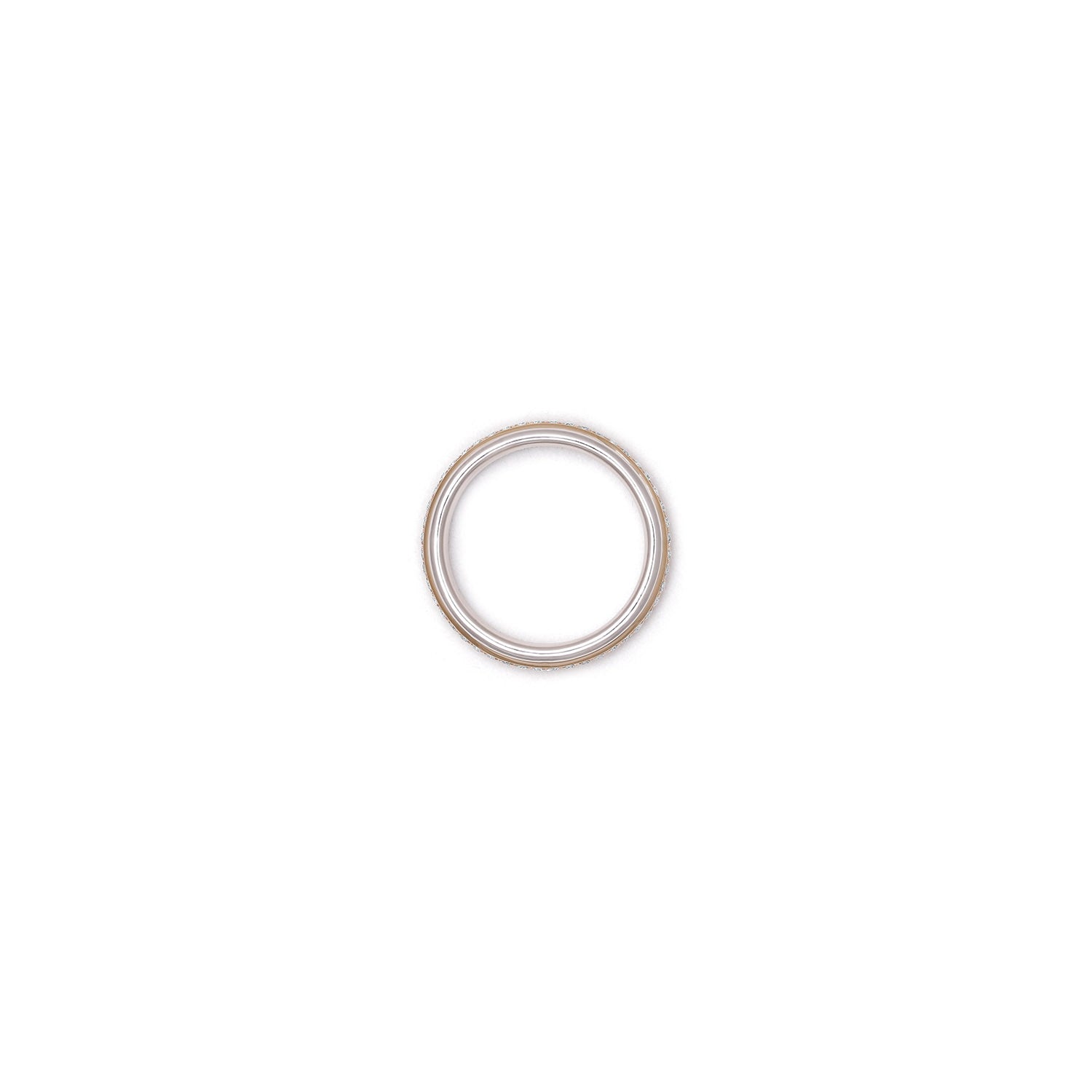 Orb Ring | 7.5mm | Pave Detail | Mixed Metal