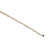 Mixed Capsule Bracelet | Diamonds Edge Detail Detail | Yellow Gold