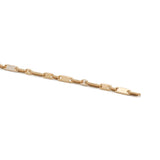 Monolinka Bracelet | 4mm | Pave I Yellow Gold