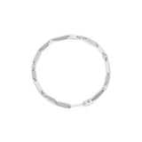 Monolinka Bracelet | 5mm | Edge Pave I Sterling Silver