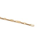 Monolinka Bracelet | 5mm | Edge Pave I Yellow Gold