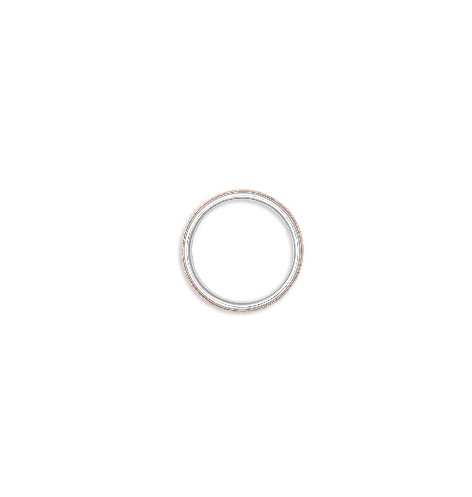 Orb Ring | 4.5mm | Pave Detail | Mixed Metal