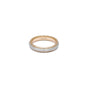 MAOR Orb Medium Band Ring Yellow Gold and Sterling Silver 