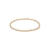 Neo Bracelet | 3mm | Edge Pave | Yellow Gold
