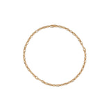 Neo Bracelet | 3mm | Edge Pave | Yellow Gold