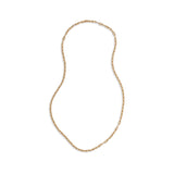 Neo 22" Necklace | 3mm | Yellow Gold | Diamond Detail