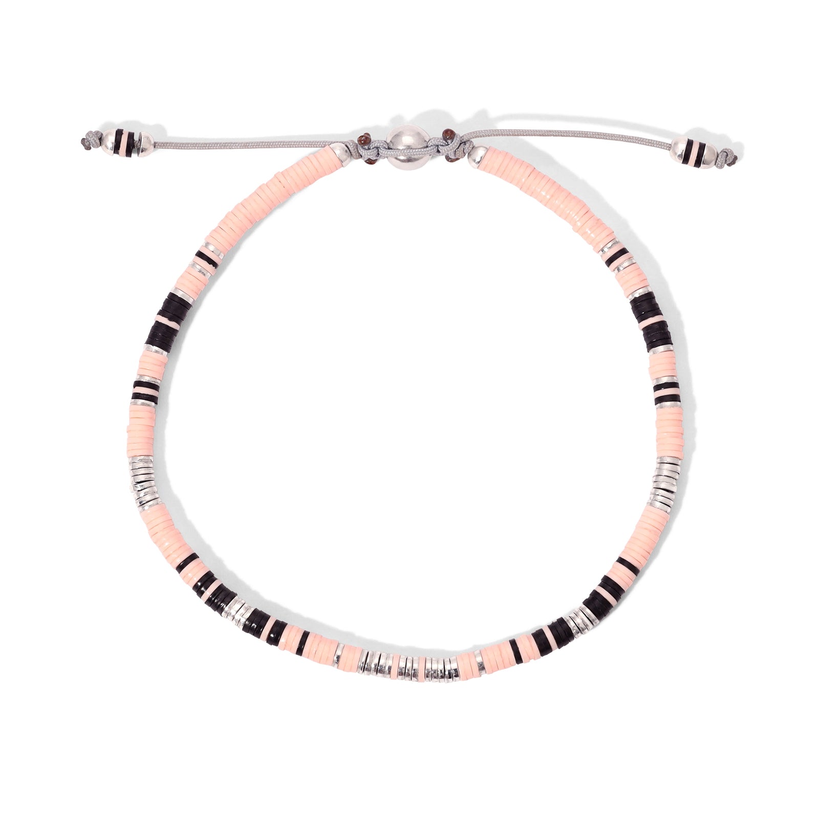 Mini Rizon Bracelet | Light Pink Pattern | Sterling Silver