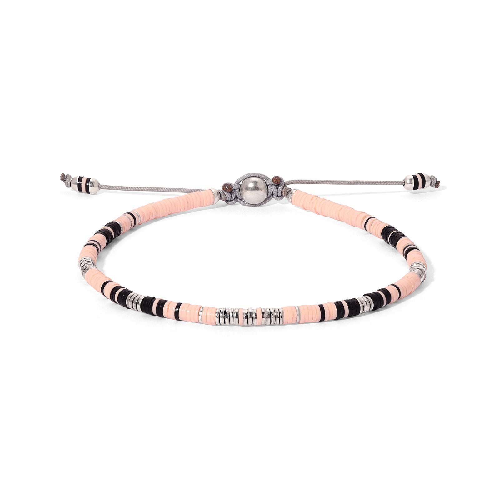 Mini Rizon Bracelet | Light Pink Pattern | Sterling Silver
