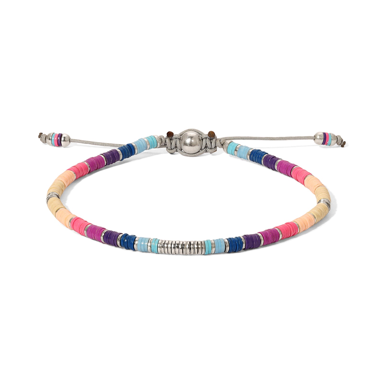 Mini Rizon Bracelet | Pink Pattern | Sterling Silver