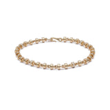 Omni Bracelet | 4.5mm | Pave Detail | Yellow Gold