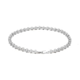 Omni Bracelet | 4mm | Full Pave | White Gold