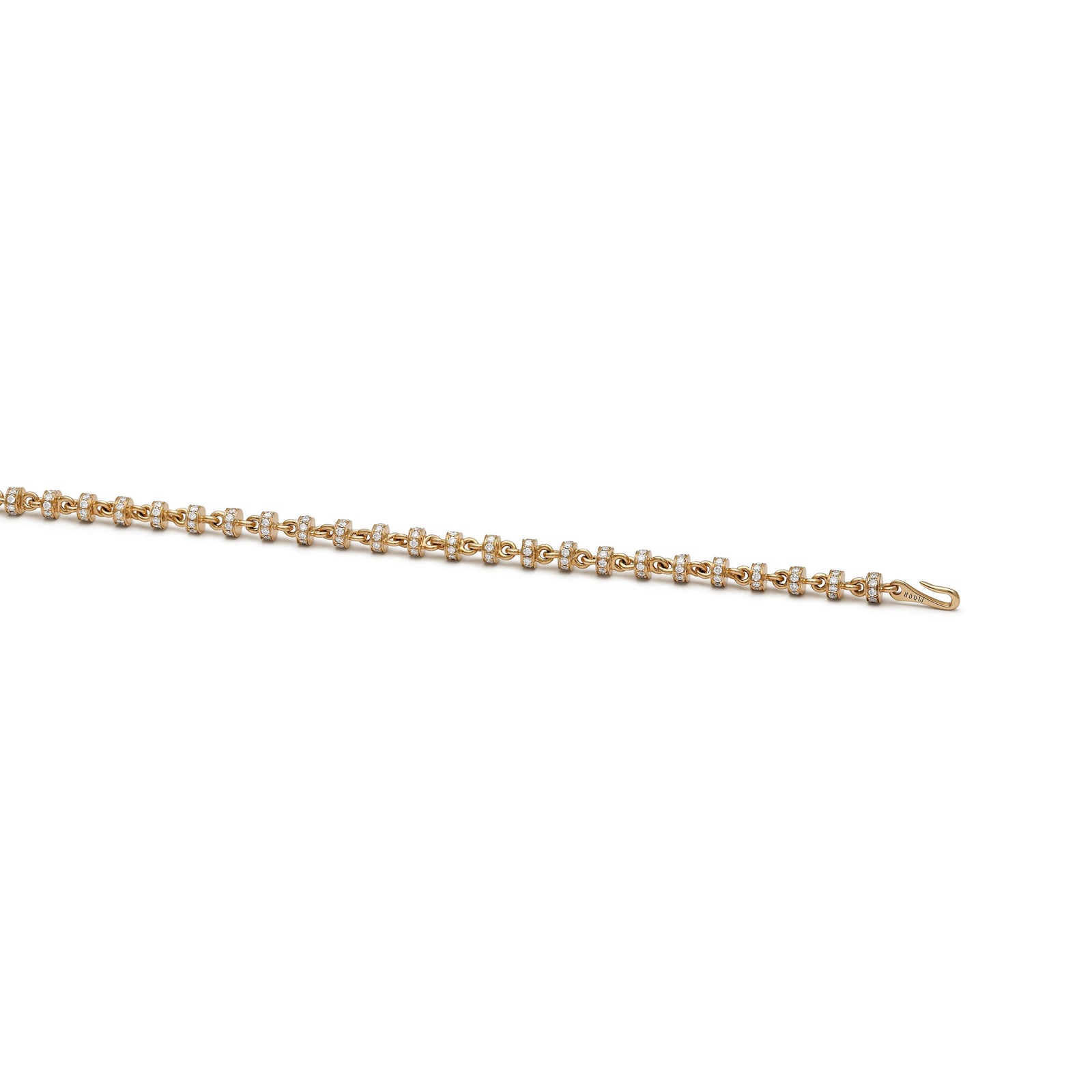 Omni Bracelet | 4mm | Full Pave | Yellow Gold