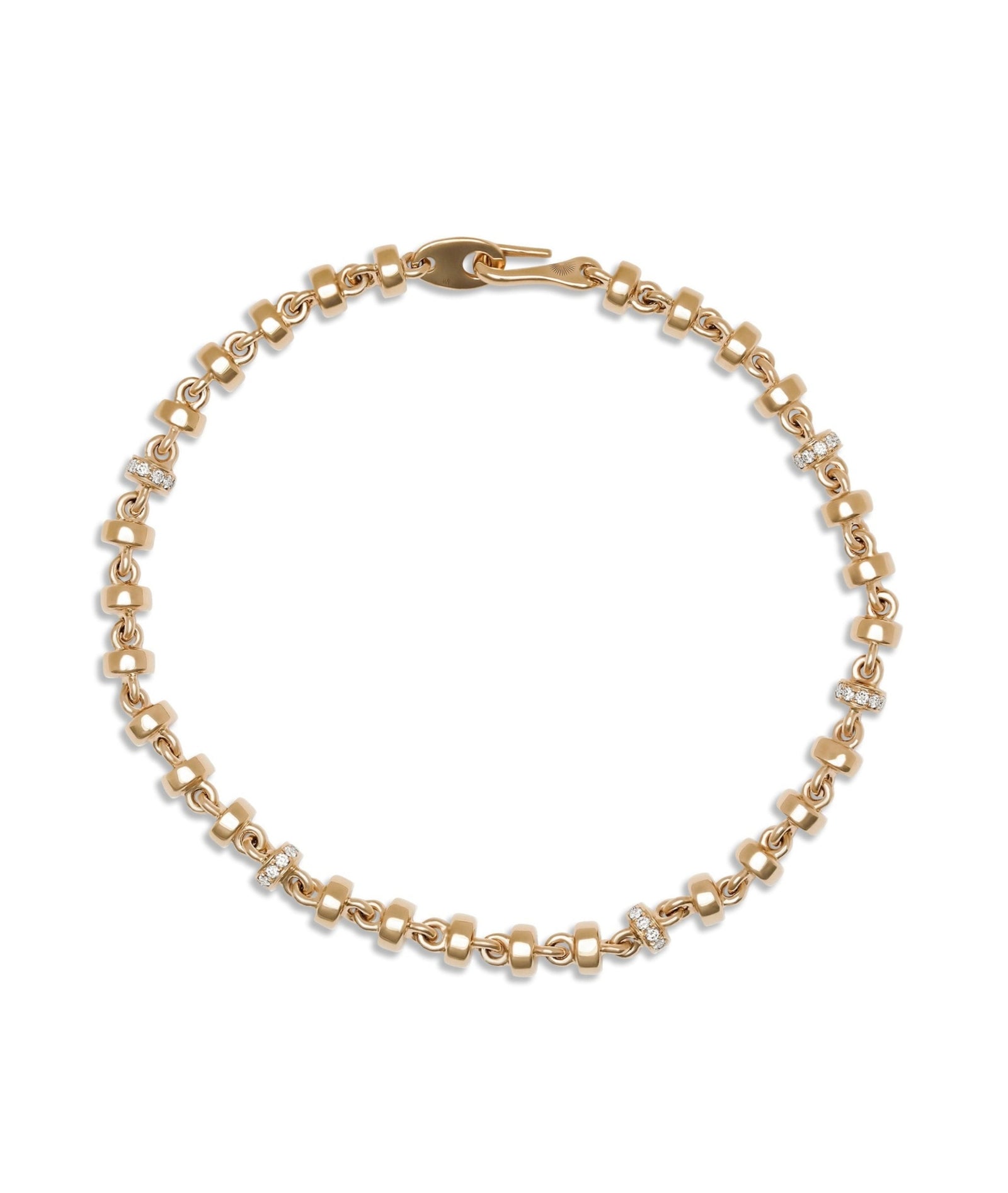 Omni Bracelet | 4mm | Pave | Yellow Gold