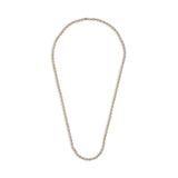 Omni 18" Necklace | 4mm | Full Pave | Yellow Gold