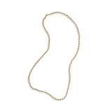 Omni 18" Necklace | 4mm | Full Pave | Yellow Gold